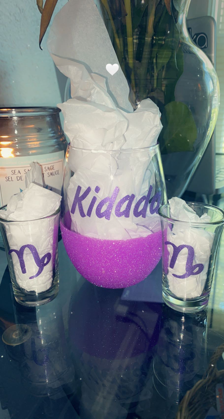 GLITTER GLASSES