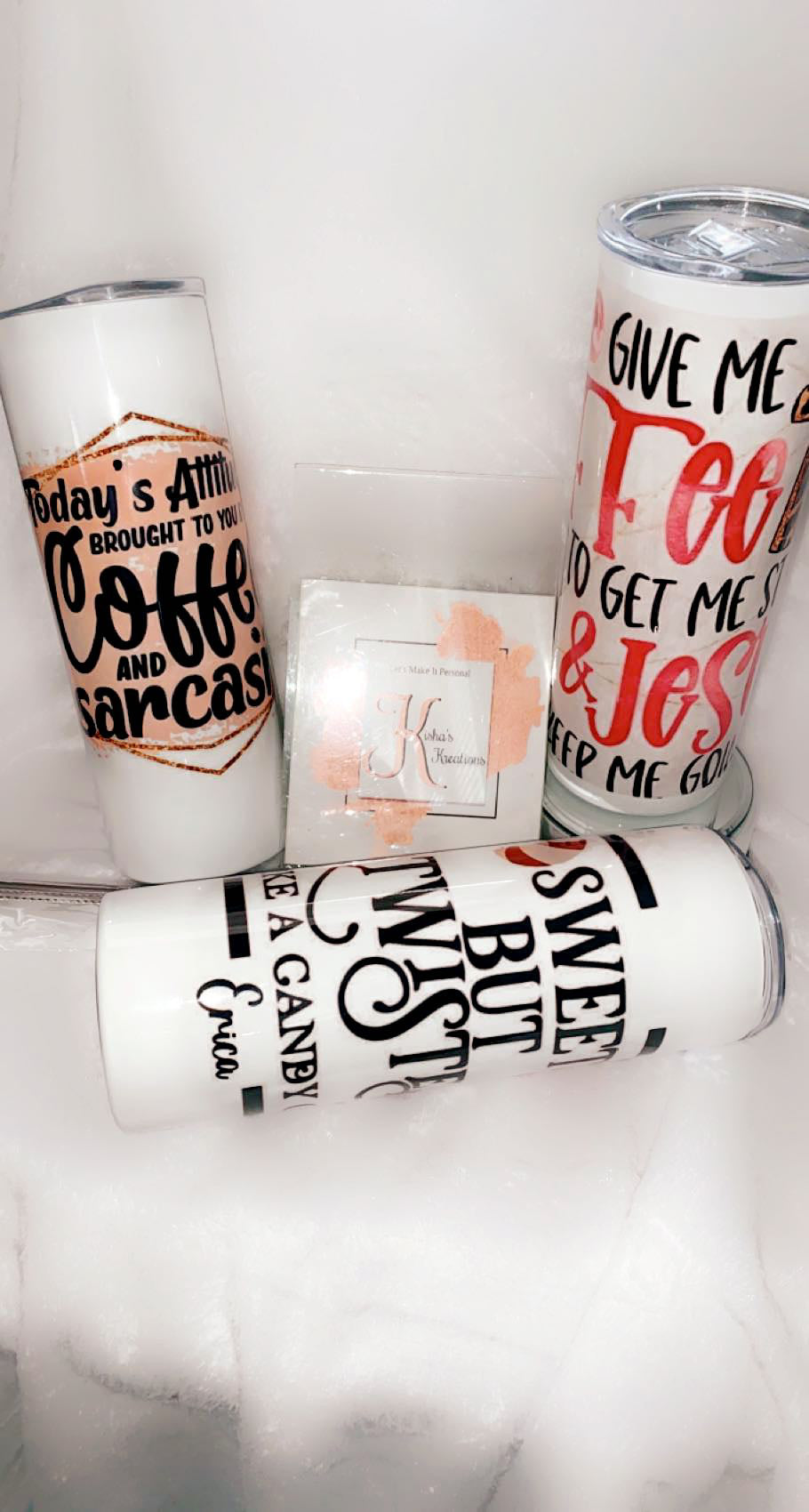 CUSTOM TUMBLERS