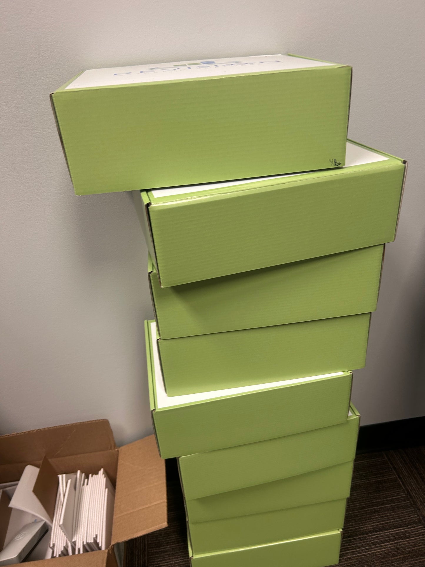 WELCOME BOX:Customized with your logo on everything!